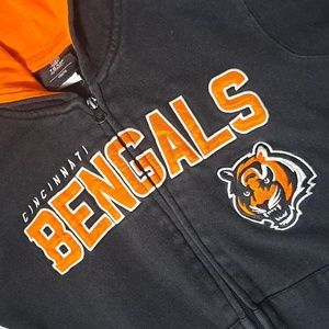 NFL Team Apparel M 10-14 Youth hoodie "Cincinnati Bengals"